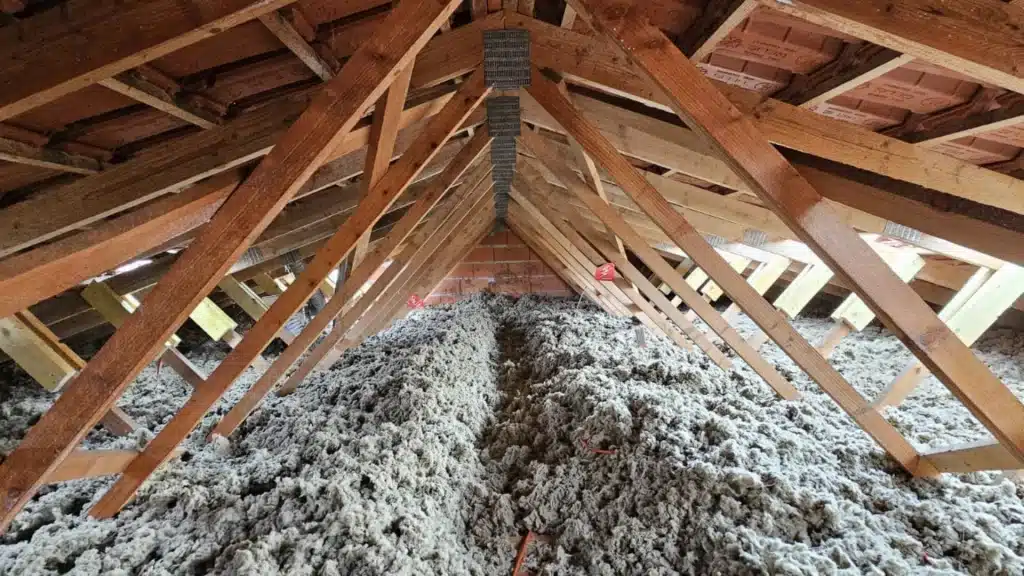 Combles d'une maison avec la charpente. Quelle est la durée de vie d'une charpente ?