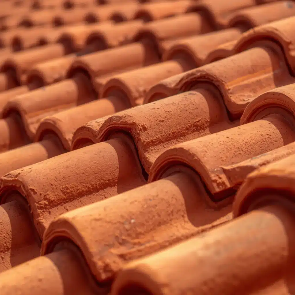 Tuiles en terre cuite traditionnelles d'une toiture toulousaine Tuiles en terre cuite traditionnelles d'une toiture toulousaine