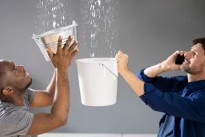 Infiltrations d'eau par la toiture